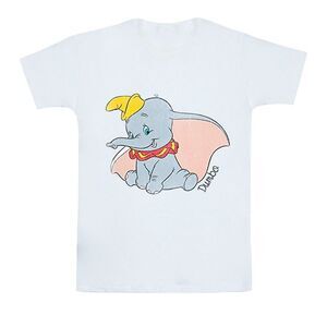 Dumbo Girls Classic Cotton T-Shirt / White
